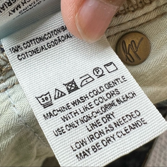 EUC Free People Zip It Up Denim Mini Skirt In Blue - Picture 11 of 11